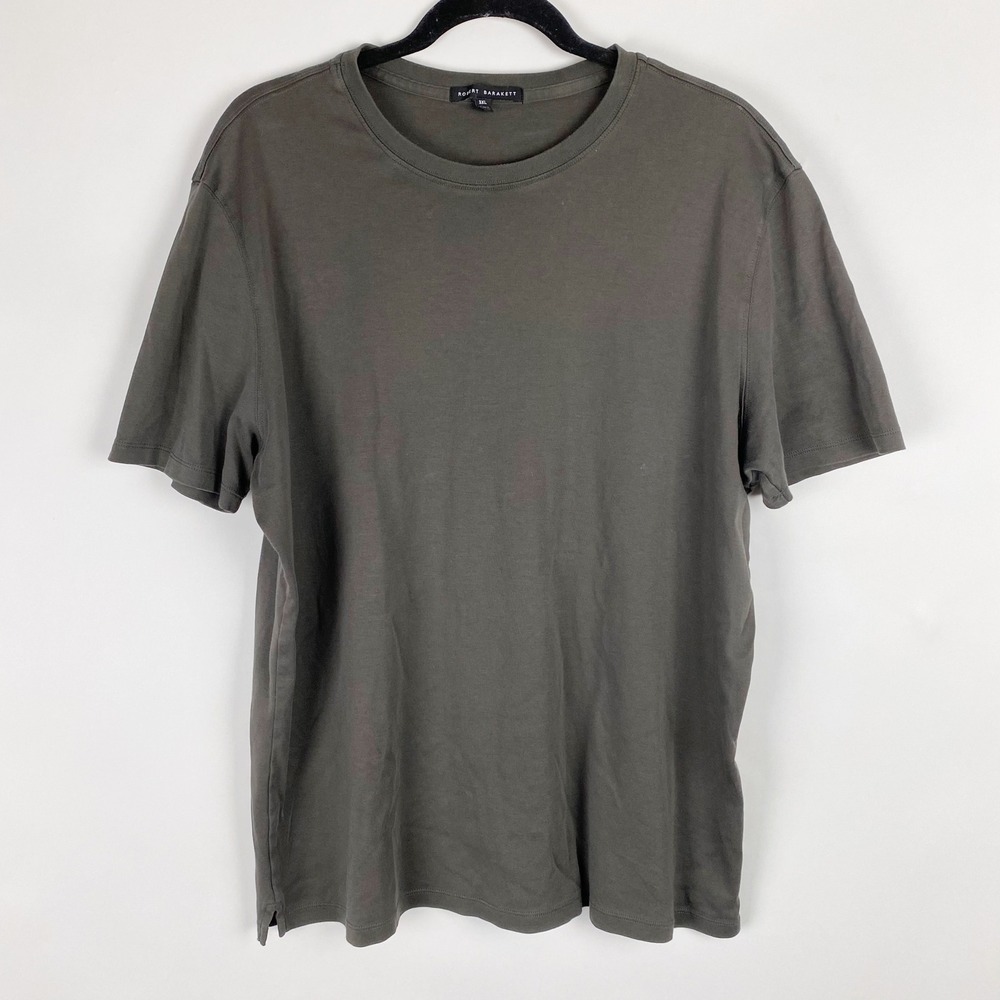 Robert Barakett Mens 3XL Brown The Barakett Tee Pima Cotton Short Sleeve Shirt